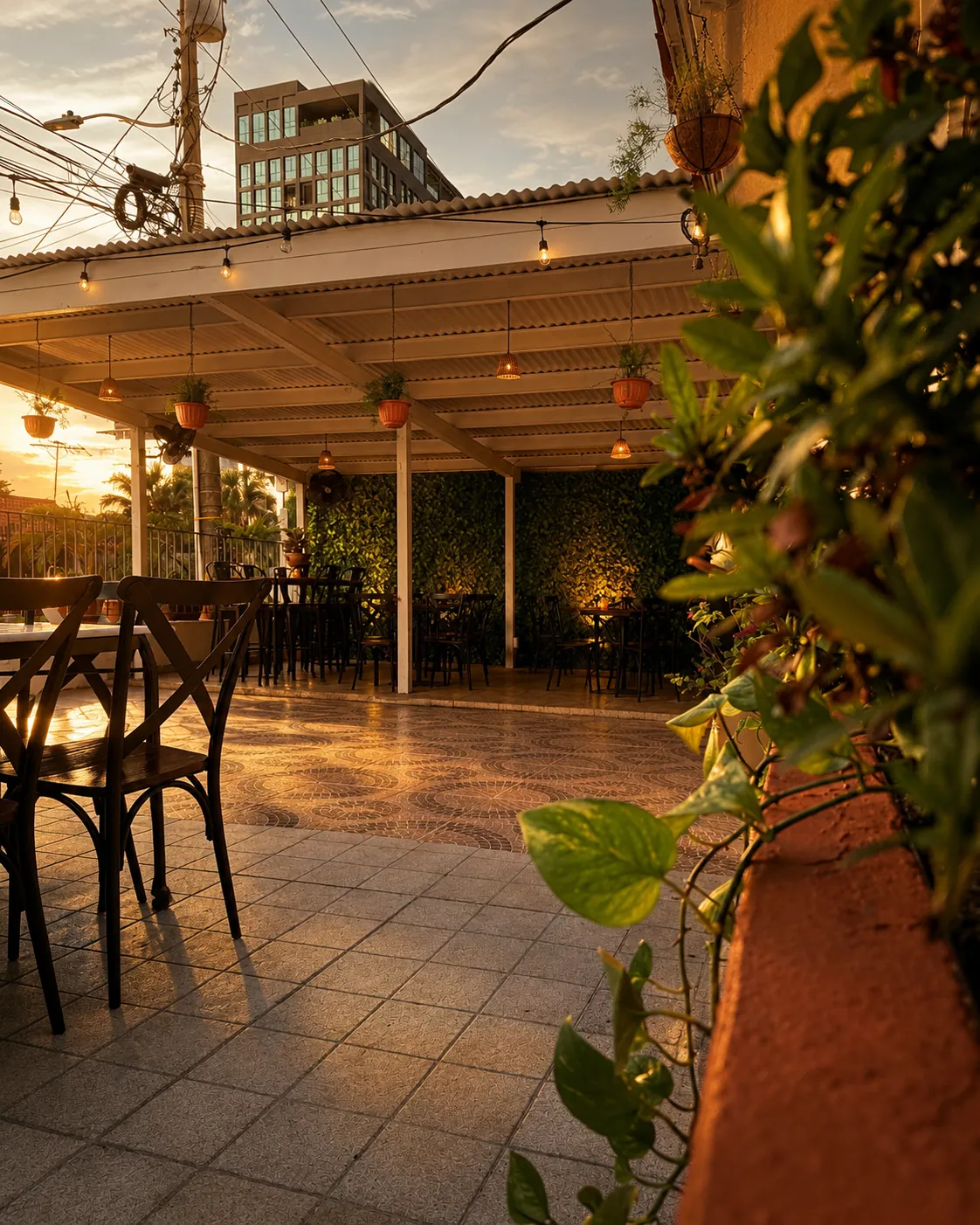 Terraza de día